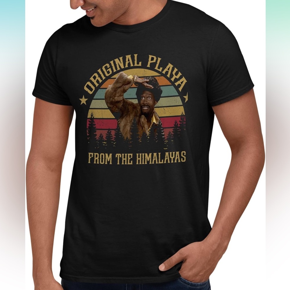 Men’s Black T-shirt - Martin TV Sitcom, funny Jerome the pimp